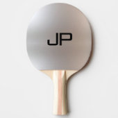 Raquette De Ping Pong Monogramme Modèle Glamor Silver sur mesure (Devant)