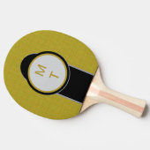 Raquette De Ping Pong Monogramme moderne (Côté)