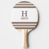 Raquette De Ping Pong Monogramme moderne trié (Devant)