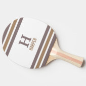 Raquette De Ping Pong Monogramme moderne trié (Côté)