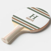 Raquette De Ping Pong Monogramme moderne trié (Devant Angle)