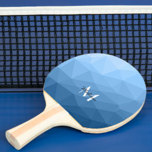 Raquette De Ping Pong Monogramme motif noir classique en maille géométri