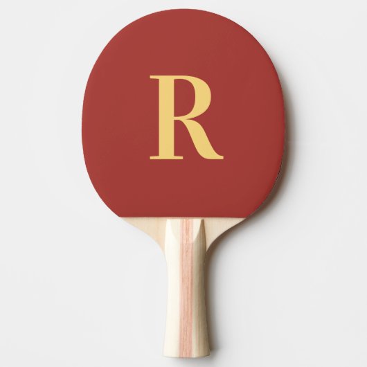 Raquette De Ping Pong Monogramme Or Brown (Devant)