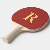 Raquette De Ping Pong Monogramme Or Brown (Devant Angle)