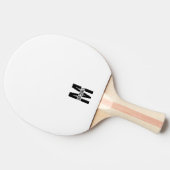 Raquette De Ping Pong Monogramme personnalisé et nom Ping Pong Paddle (Côté)