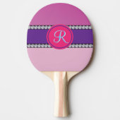 Raquette De Ping Pong Monogramme rose magenta (Devant)