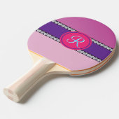 Raquette De Ping Pong Monogramme rose magenta (Devant Angle)