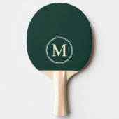 Raquette De Ping Pong Monogramme Uni Vert Sauge (Devant)