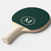 Raquette De Ping Pong Monogramme Uni Vert Sauge (Devant Angle)