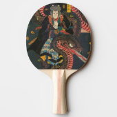 Raquette De Ping Pong Monstre de serpent géant japonais cool (Dos)