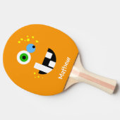 Raquette De Ping Pong Monstre fou drôle unique d'Oragne (Côté)