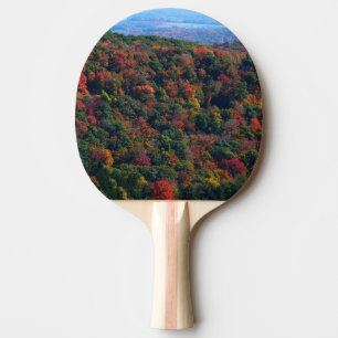 Raquette De Ping Pong Montagnes des Appalaches à l'automne