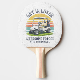 Raquette De Ping Pong Monte dans la voiture, abruti, on va chercher ta b