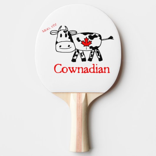 Raquette De Ping Pong MOO, hein palette de ping-pong (Devant)