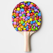 Raquette De Ping Pong Morceaux de bonbons colorés (Devant)