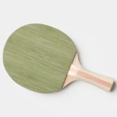 Raquette De Ping Pong Moss Green Bamboo Wood Grain Look (Côté)