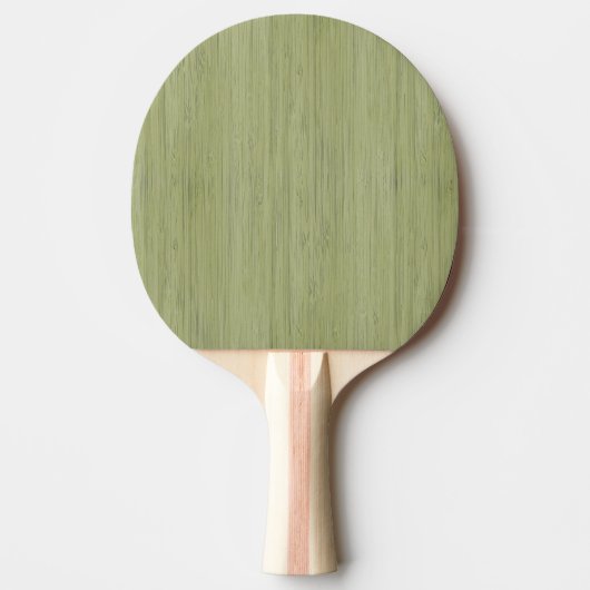 Raquette De Ping Pong Moss Green Bamboo Wood Grain Look (Devant)