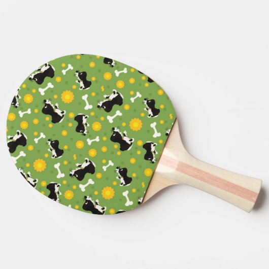 Raquette De Ping Pong motif 2 (Côté)