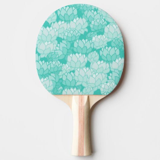 Raquette De Ping Pong Motif 2 de Lotus (Devant)