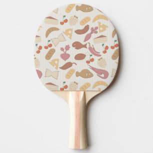 Raquette De Ping Pong Motif 2 de nourriture