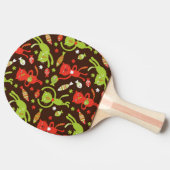 Raquette De Ping Pong motif 3 (Côté)