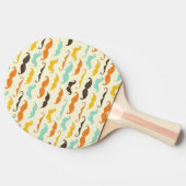 Raquette De Ping Pong Motif 3 de moustache (Côté)