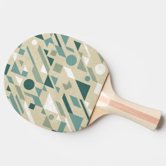 Raquette De Ping Pong Motif abstrait (Côté)