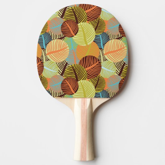 Raquette De Ping Pong Motif abstrait (Devant)