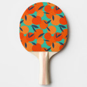 Raquette De Ping Pong Motif Abstrait de fruits orange (Devant)