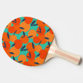 Raquette De Ping Pong Motif Abstrait de fruits orange (Côté)