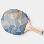 Raquette De Ping Pong Motif abstrait frais de triangle (Côté)