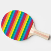 Raquette De Ping Pong Motif arc-en-ciel simple (Côté)