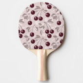 Raquette De Ping Pong Motif aux cerises 2 (Devant)