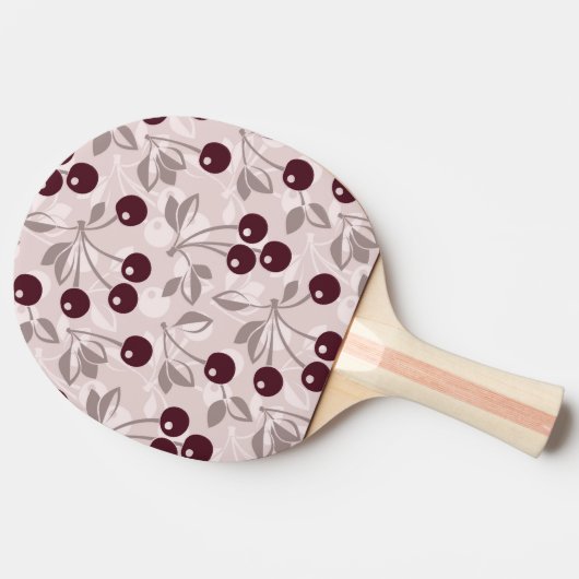Raquette De Ping Pong Motif aux cerises 2 (Côté)