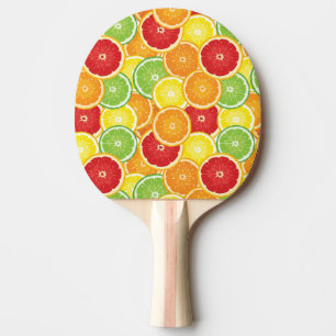 Raquette De Ping Pong Motif avec des agrumes