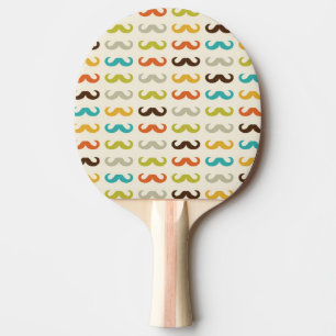 Raquette De Ping Pong Motif avec la moustache