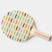 Raquette De Ping Pong Motif avec la moustache (Côté)