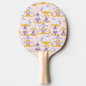 Raquette De Ping Pong motif avec une princesse (Devant)