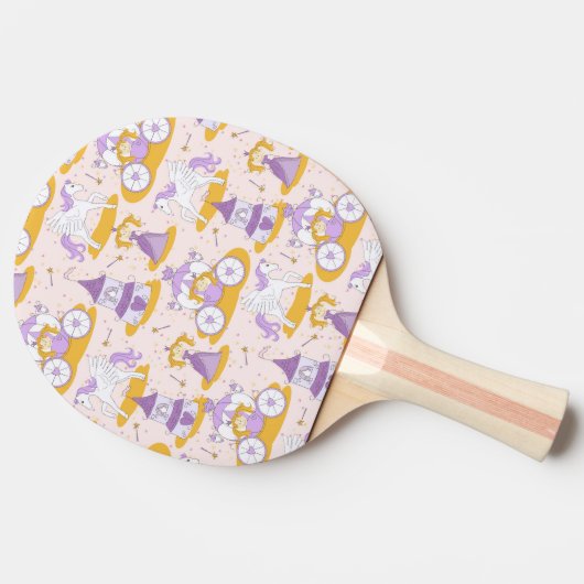 Raquette De Ping Pong motif avec une princesse (Côté)