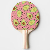 Raquette De Ping Pong Motif Avocado rose (Devant)