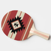 Raquette De Ping Pong Motif Aztec (Côté)