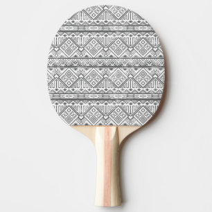 Raquette De Ping Pong Motif aztèque géométrique abstrait 2