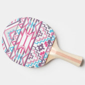 Raquette De Ping Pong Motif aztèque géométrique abstrait 3 (Côté)