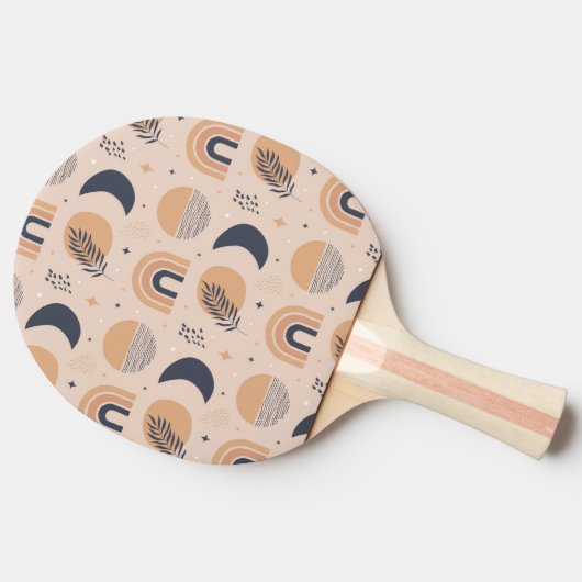 Raquette De Ping Pong Motif bio Boho (Côté)