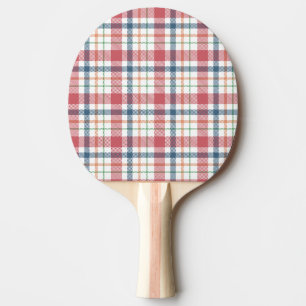 Raquette De Ping Pong Motif carreaux classique