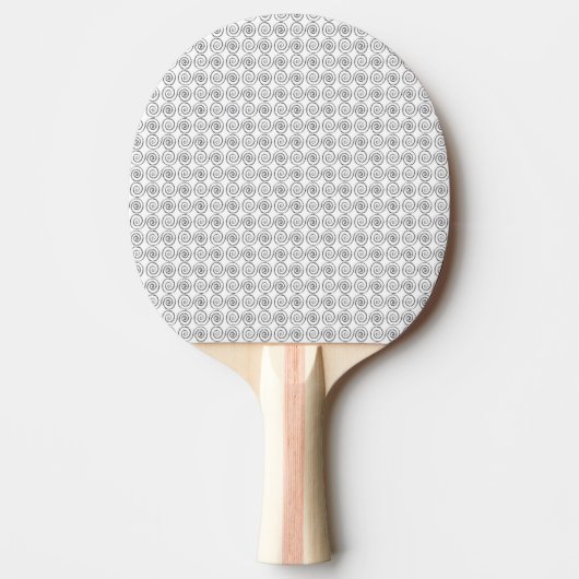Raquette De Ping Pong Motif celtique à double spirale (Devant)