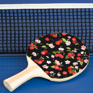 Raquette De Ping Pong Motif Cerise 2