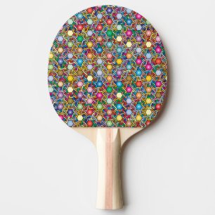 Raquette De Ping Pong Motif circulaire très Cool