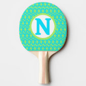 Raquette De Ping Pong motif coloré moderne (Dos)