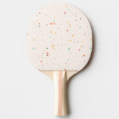 Raquette De Ping Pong Motif Confetti Dots & Triangle (Devant)
